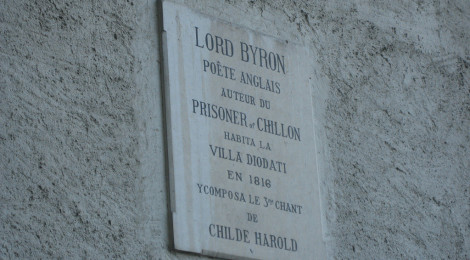 "Lord Byron Plaque on the Side of Villa Diodati" di cometstarmoon su Flickr