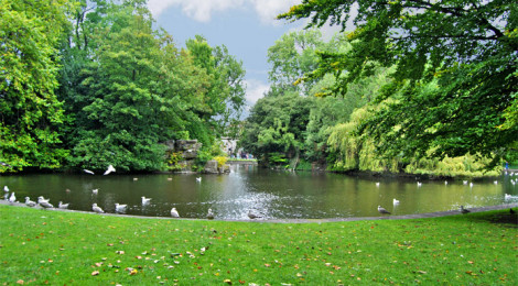 Il parco di St. Stephen's Green, a Dublino, menzionato nell' "Ulysses"