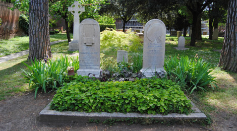 Le tombe di Keats e di Severn ©turismoletterario.com