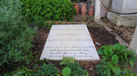 La tomba di P.B. Shelley ©turismoletterario.com