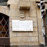 Firenze, targa della Divina Commedia